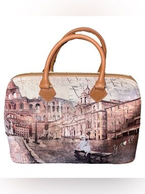 New! YNot? Milano "Romance in Rome" satchel